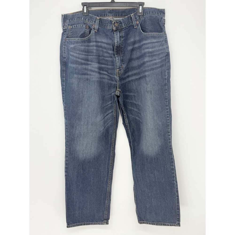 Levi's 559 Relaxed Straight Jeans Men 44x34 Actual 44x33 Blue Denim